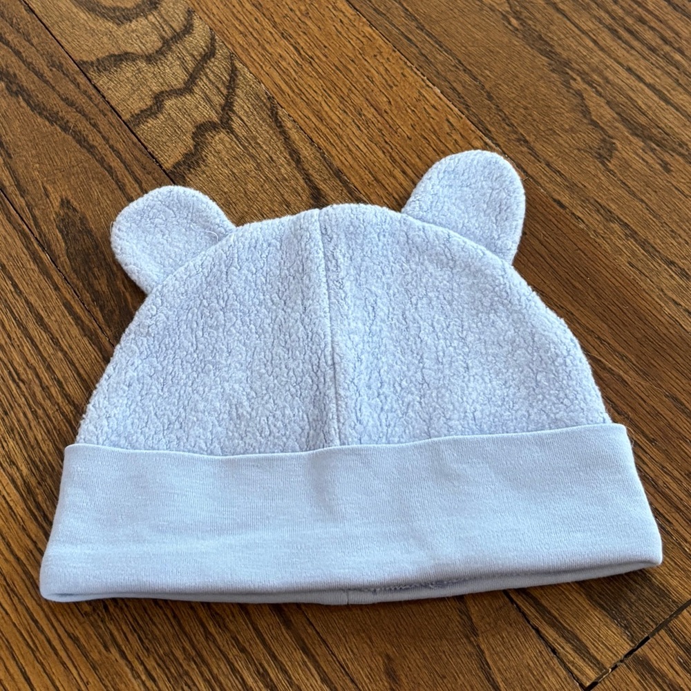 Zutano Cozie Fleece Hat in Light Blue size 18 months
